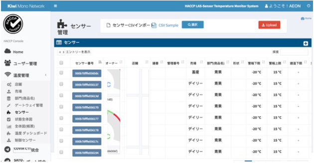 サンプル画像：レポート出力